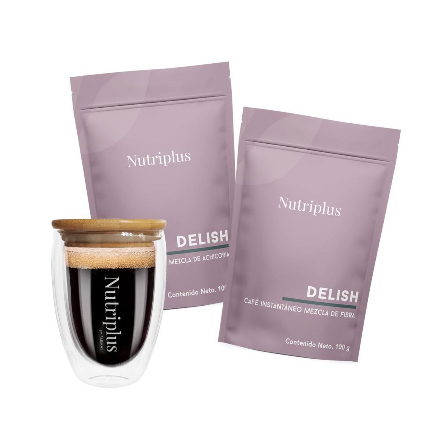 Set coffee + Vaso 1 Nutriplus