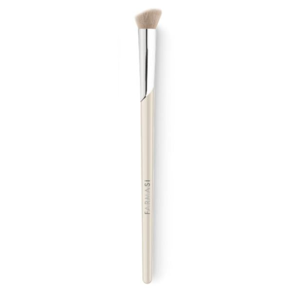 Pincel para pliegues de ojos con punta cortada